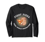 First Pizza Then World Domination Long Sleeve T-Shirt