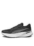 Puma Mens Running Magnify Nitro 2 Trainers - Black/White, Black/White, Size 7, Men