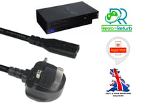 Brand New Replacement Power Cable Lead For PS2 Playstation 2 Consoles - UK