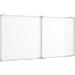 Vidaxl - Tableau blanc magnétique pliable 120x60x1,7 cm aluminium