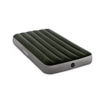 Intex Dura-Beam Standard Series Downy Airbed with Built-in Foot Pump, Queen