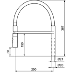 Mora Armatur 409563.0020 Mora One miniprofi pip