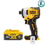 Dewalt DCF809 18v XR Brushless Impact Driver With 1 x 5.0Ah Battery