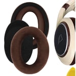 Geekria Velour Replacement Ear Pads for Sennheiser HD515 Headphones (Brown)