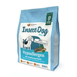 GREEN PETFOOD InsectDog Hypoallergen GRAIN FREE (5 x 900 g) | Croquettes hypoallergéniques aux insectes pour chien adulte | Nourriture issue d'une production durable | Lot de 5 sachets