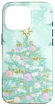 iPhone 16 Pro Pastel Green Mint Christmas Tree Ornaments Decoration Winter Case