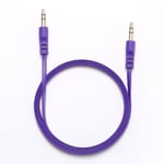 WE Câble Auxiliaire Audio Jack/Jack 3,5mm Mâle Mâle Plat 1m50 - très résistant - Compatible avec les casques Beats, iPhone iPad iPod Casque HiFi Autoradio Smartphone Tablette MP3 - Violet - Neuf