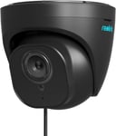 4K/8Mp Caméra De Surveillance Extérieure Poe Dôme Avec Détection Personne/Véhicule, Etanche Ip67, Time Lapse, Vision Nocturne Ir, Caméra Ip Support Audio, Rlc-820A Noir