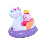 Toomies Peppa Pig Princess Peppa Pig Flotteur de Bain – Jouet de Bain Peppa Squirter et Flotteur verseur Licorne avec crinière à Eau – Jouets sous Licence Officielle Peppa Pig – Jouets de Bain pour