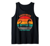 Loch Ness Is My Spirit Animal Retro Vintage Sunset Nessie Tank Top