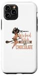 Coque pour iPhone 11 Pro Sorcière noire drôle méchante chocolat mélanine sorcières Halloween