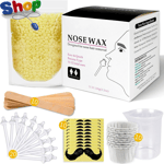 Nose  Wax  Kit  for  Men  and  Women ,  Nose  Hair  Removal  Wax  with  100G  No