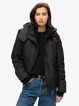 Superdry Hooded Mountain Windbreaker Jacket, Black