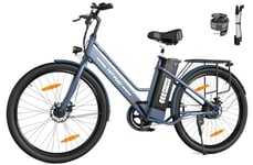 HITWAY Vélo Électrique 26 Pouces Vélo Électrique Femme et Homme,Moteur 250W,Batterie 36V/8,4Ah,Max 25km/h,Pédalage Assisté,Autonomie 35-70km,Adulte Unisexe