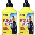 2 x Rapide Essential Cycle Bike Chain Oil Cleans Protect Lubricates 120ml