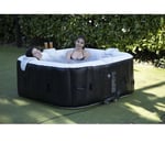 Sunspa - Spa gonflable carre lamine 6 personnes a Led