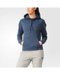 adidas Womens Mélange Pullover Hoodie - Pepper Coll Navy Melange - M