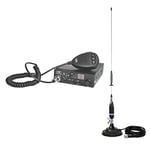 PNI CB Escort Radio HP 8000L ASQ + CB S75 Antenna with Magnet