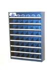 Handy Transportvogne Bolt shelves beka 48 bins blue