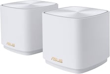 XD5 White-Pack de 2-Système Wi-FI 6 AX Mesh,Double Bande,3000 Mbit/s,465m2,AiProtection avec TrendMicro à Vie.[Y106]