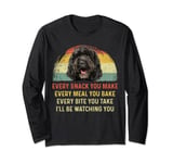 Every Snack You Make Cockapoo Dog Mom Dog Dad Retro Long Sleeve T-Shirt