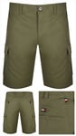 Tommy Hilfiger Mens New Basil John Cargo Shorts Size UK 32" Waist MW0MW31244MSP