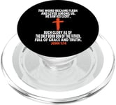 Jean 1:14 Écriture des versets de la Bible PopSockets PopGrip pour MagSafe