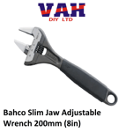 Bahco 90 Series Ergo Adjustable Spanner Slim Wide Jaw 200mm