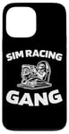 Coque pour iPhone 13 Pro Max Simulation De Course Gamer - Racer Sim Racing