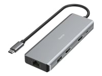 Hama Essential Line Connect2media - Dockningsstation - För Surfplatta, Bordsdator, Laptop - Usb-C 3.2 Gen 1 / Thunderbolt 3 / Thunderbolt 4 - 2 X Hdmi - 1Gbe