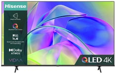 Hisense 50 Inch 50E78KQTUK Smart 4K UHD HDR QLED Freeview TV