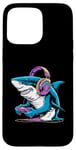 Coque pour iPhone 15 Pro Max Costume de requin pour adolescents - Jeu vidéo - Peluche requin