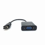 Convertisseur de cable HDMI vers VGA avec interface audio cable de transfert de projecteur pour ordinateur portable TV