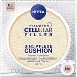 Nivea Hyaluron CELLular Filler 3in1 Care Cushion meikkivoide 15 g, 01 Light