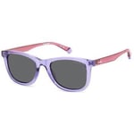 Lunettes de soleil enfant Polaroid  PLD 8060/S Lunettes de soleil, Lilas/Gris, 46 mm