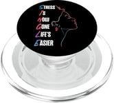 Happy Divorce Party Stress Is Now Gone Life's Easier PopSockets PopGrip for MagSafe