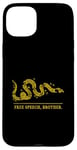 Coque pour iPhone 15 Plus Free Speech, Brother. Message patriotique vieilli