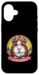 Coque pour iPhone 16 Maman de cochon d'Inde pour les propriétaires de cochons d'Inde éleveurs de cochons d'Inde