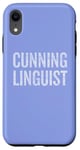 Coque pour iPhone XR Costume d'Halloween rusé de dernière minute pour linguiste