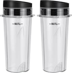 16Oz Cup Compatible with Ninja Nutri Slim Blender 700 W QB3001UKS, Also Fit for