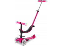 Micro Micros Mini2grow Deluxe Magic Led-Scooter Rosa, Mmd359