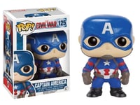 Figurine - Pop! Marvel - Captain America Civil War - Captain - N° 125 - Funko