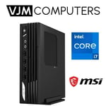 MSI Small PC 13th gen Core i7 16-core 32GB RAM 2TB SSD monitor mount Win 11 Pro