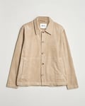 NN07 Zander Corduroy Overshirt White Peppar