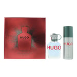 Hugo Boss Hugo Man 2 Piece Gift Set: EDT 75ml - Deodorant Spray 150ml For Men