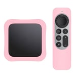 Apple TV 4K 2021 set-top-boks + fjernkontroll etui - Rosa