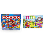 Monopoly Super Mario Celebration Edition Board Game for Super Mario Fans for Ages 8 and Up & Hasbro Gaming The Game of Life Game, Family Board Game for 2 to 4 Players, for Kids Ages 8 and Up