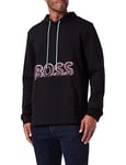 BOSS Men's Soody 1 Hooded Sweatshirt, Black1, L