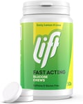 Lift | Fast-Acting Glucose Chewable Energy Tablets | Lemon & Lime | 6 Pack of