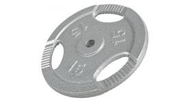 Disques en fonte avec poignees    31 mm   gris   de 0 5 kg a 20 kg   poids   15 kg